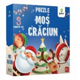 Mos Craciun. Puzzle educativ