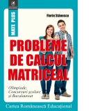 Probleme de calcul matriceal. Olimpiade, Concursuri scolare si Bacalaureat