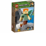 Minecraft Alex BigFig cu gaina (21149)