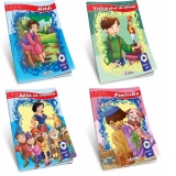 Set 2 povesti cu CD + 2 carti gratis (Alba ca zapada, Heidi, Soldatelul, Pinocchio)