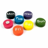 Magnet zilele saptamanii WEEKDAYS (7 buc set)