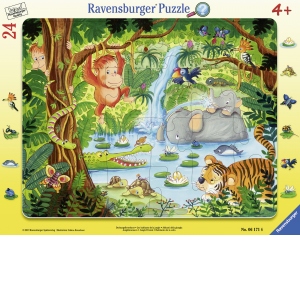 Puzzle Tip Rama Jungla, 24 Piese