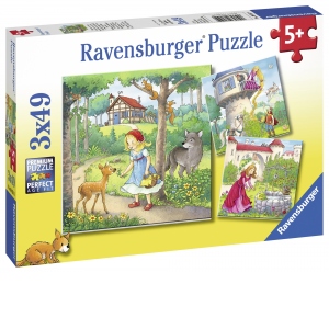 Puzzle Personaje Disney, 3x49 piese