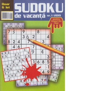 Sudoku de vacanta nr.1/2019