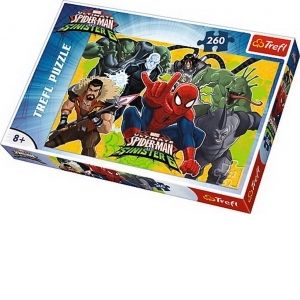 Puzzle Trefl 260 Spiderman in Actiune