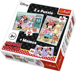 Puzzle 2in1 Memo Minnie