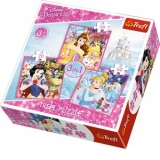 Puzzle Trefl 3in1 Lumea Minunata a Printeselor