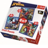 Puzzle Trefl 3in1 Forta Paianjenului