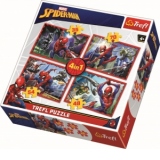 Puzzle Trefl 4in1 in Spiderman