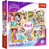 Puzzle Trefl 4in1 O Zi Fericita a Printeselor