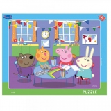 Puzzle cu rama - Purcelusa Peppa (40 piese)