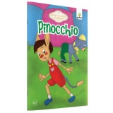 Povesti de colorat cu sabloane. Pinocchio