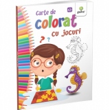 Carte de colorat cu jocuri