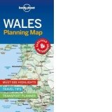 Lonely Planet Wales Planning Map