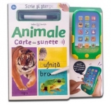 Scrie si sterge. Animale. Carte cu sunete