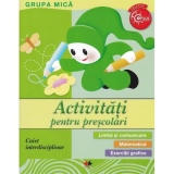 Activitati pentru prescolari. Grupa mica