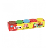 Plastilina usoara 5x50 g