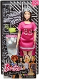 Papusa Barbie Fashionista cu Hainute Sport Look