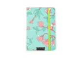 Agenda tip notes cartonat A6 Floral, Verde