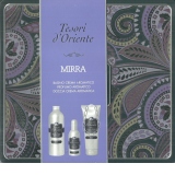 Set Tesori d Oriente Mirra, Dama: Apa Toaleta, 100 ml + Gel de dus, 250 ml + Crema de baie, 500 ml