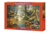 Puzzle Castorland 2000 piese Toamna in Padure