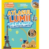 Atlasul lumii. Carte de activitati cu autocolante