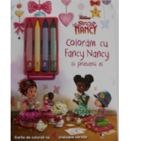 Disney. Fancy Nancy. Coloram cu Fancy Nancy si prietenii ei. Contine 4 creioane cerate