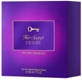 Her Secret Desire, Antonio Banderas apa de toaleta, 80 ml