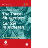 Cei trei muschetari. Editie bilingva abreviata, Audiobook inclus