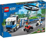 LEGO City Police - Transportul elicopterului de politie 60244, 317 piese