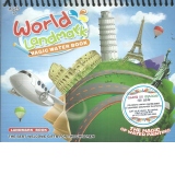 World Landmark. Magic Water Book. Carte de colorat cu apa