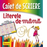 Caiet de scriere. Literele de mana