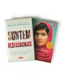 Pachet 2 carti Malala : Eu sunt Malala, Suntem dezradacinate. Calatoria mea si povestile altor fete refugiate din toata lumea