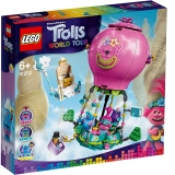 LEGO Trolls World Tour - Aventura lui Poppy cu balonul cu aer cald 41252, 250 piese