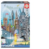 London, City Puzzle 200 pcs