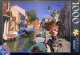 Puzzle 1000 piese Peisaje de Zi - Burano, Italia