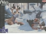 Puzzle 126 piese Niko si Julius