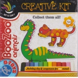 BOO-ZOO Animals (varianta 3 - 68071 BA 03). Set creatie animale din plastelina