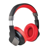 Casti wireless Promate TrueBeats cu Bluetooth, Pliabile, Rosu