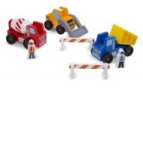 Set de joaca Vehicule la santier Melissa and Doug