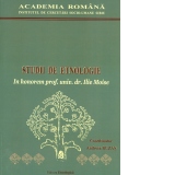 Studii de Etnologie. In honorem prof. univ. dr. Ilie Moise