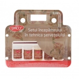 Setul incepatorului in tehnica servetelului Daco