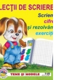 Lectii de scriere. Scriem cifre si rezolvam exercitii