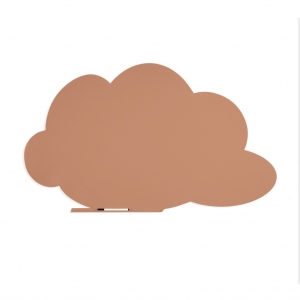 SKINSHAPE 'CLOUD' MAGNETIC CU SUPRAFATA LACUITA, DESIGN FARA CADRU, CU FORMA, CULOARE TERRACOTTA, DIMENSIUNE 75 X 115 CM