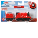 Thomas Locomotiva cu Vagon Push Along James