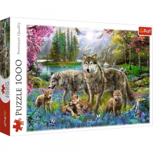 Puzzle Trefl 1000 Familie de Lupi