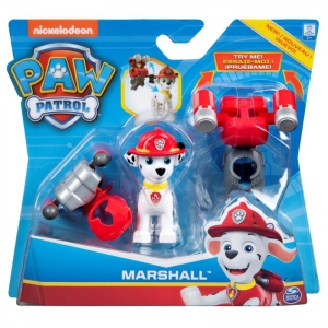 Patrula Catelusilor Figurina de Actiune Marshall cu 2 Uniforme