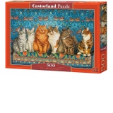 Puzzle 500 piese Cat Aristocracy