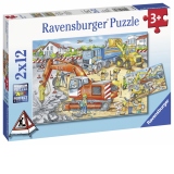 PUZZLE SANTIER IN LUCRU, 2x12 PIESE