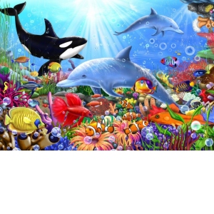 Puzzle - Bright Undersea World, 1500 piese (70028)